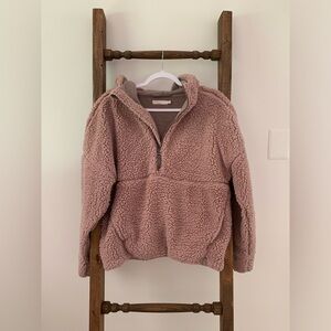 PrAna women’s M half zip hooded fleece